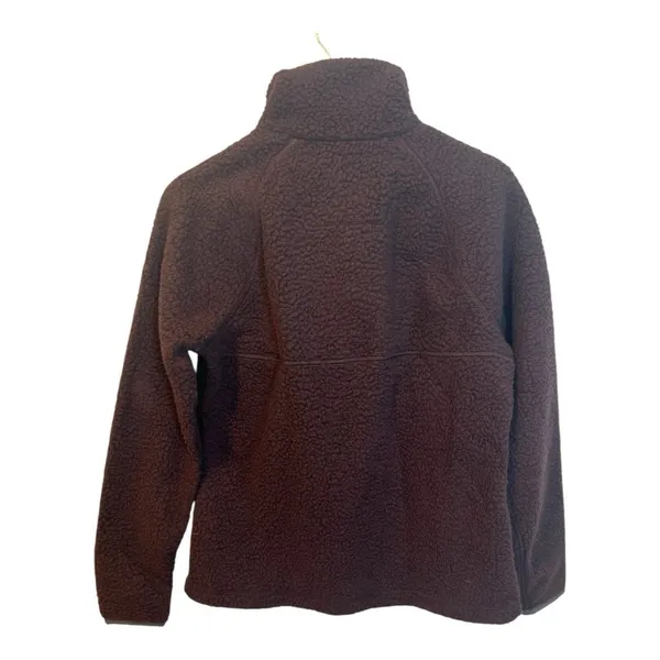 Carhartt Women’s Fleece Pullover Jacket XS Blackberry Heather Relaxed 104922 - Image 4