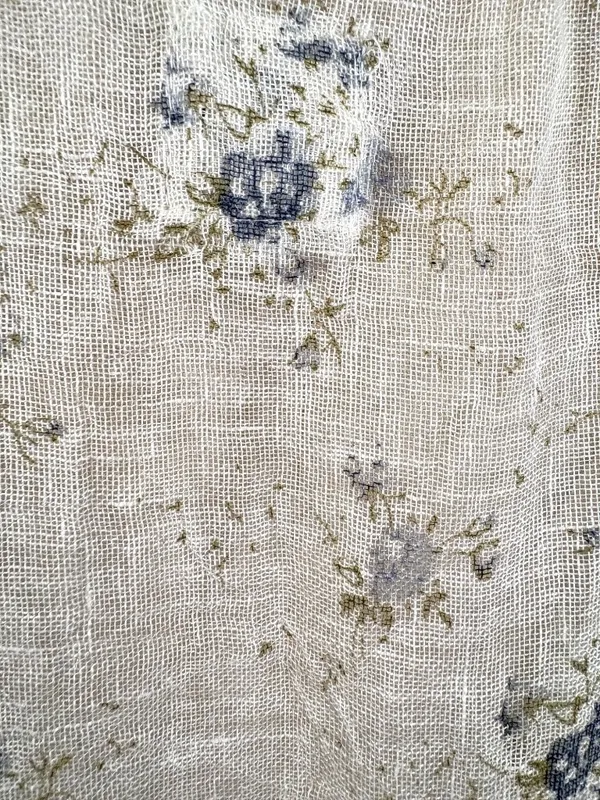 Namsar Linen Gauze Floral Print Oversized Midi Dress Size L/XL - Image 8