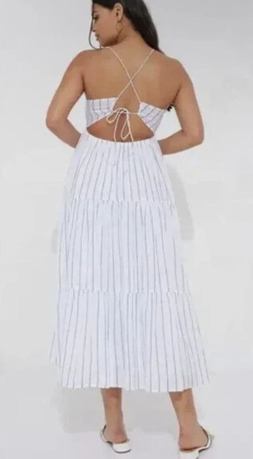 American Eagle Striped Sundress - Image 2
