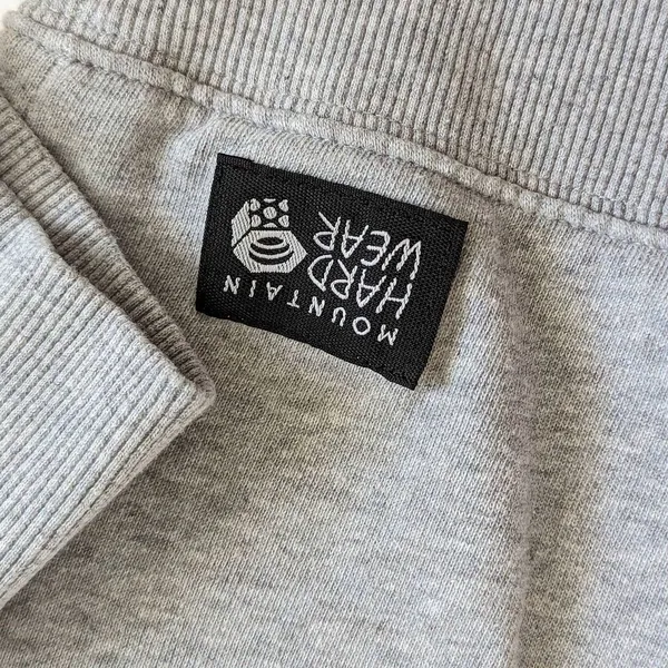 Mountain Hardwear Organic Cotton Logo Crew Sweatshirt Heather Gray Pullover Top - Image 6