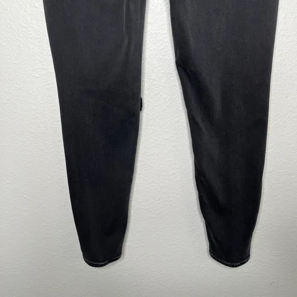 American Eagle black curvy super hi rise jeggings size 4 - Image 4