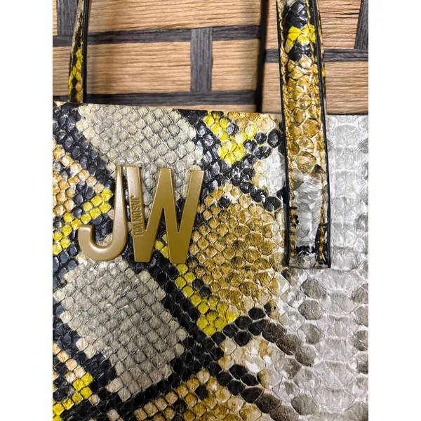 Jason‎ Wu Snakeskin Print Gold Tote Bag - Image 4