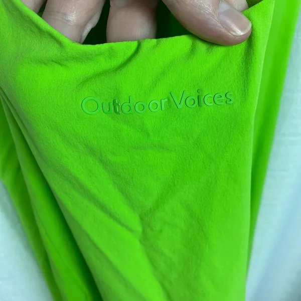 Outdoor Voices Neon Green Cross Back Athletic Dress Sz.L - Image 15
