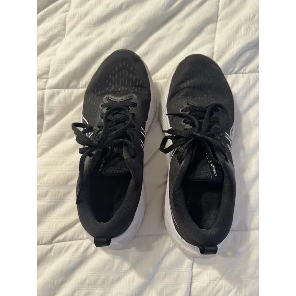 Asics Gel-Excite 10 Running Shoes Sneakers Black Women's 6 Amplifoam White Sport - Image 2