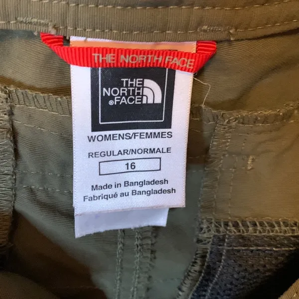 The North Face Green Nylon Convertible Pants Size 16 - Image 4