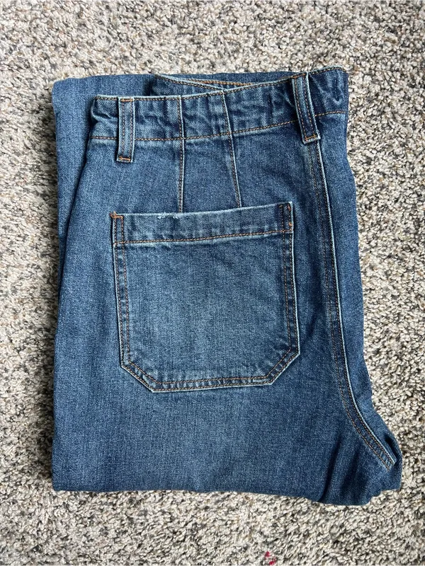 Sanctuary Dark Blue Wide-Leg Jeans - Image 4