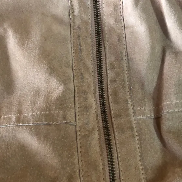 WILSONS LEATHER Tan Suede and Faux Fur Coat Size M - Image 14