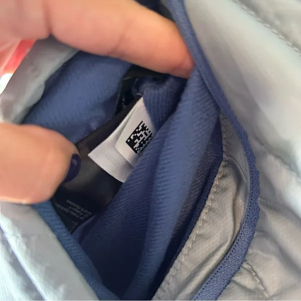 THE NORTH FACE winter reversible blue gray mossbud swirl jacket top women’s M - Image 7