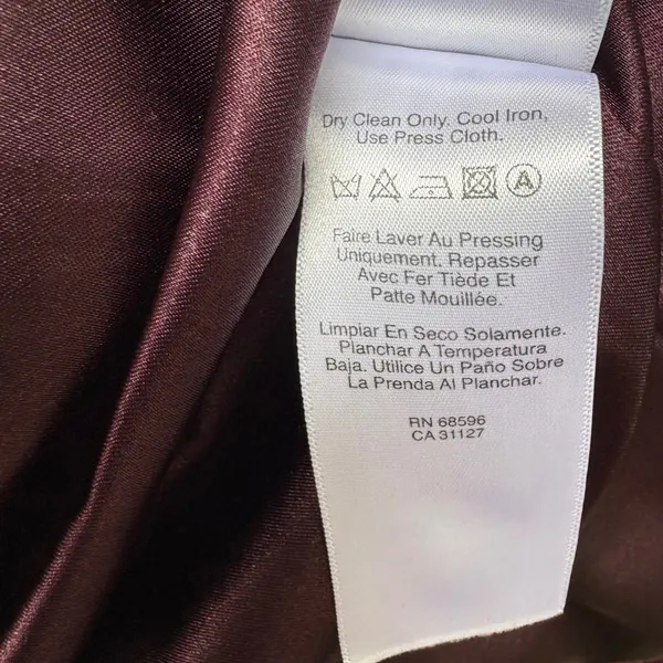 DKNY Wool Cashmere Blend Coat 4 Burgundy Faux Fur Collar Zip‎ Timeless Classy - Image 14