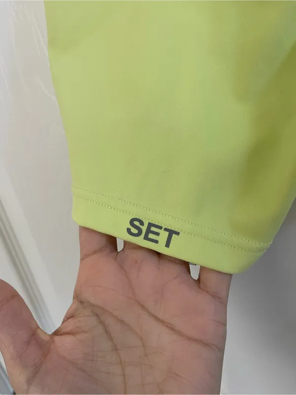 Women’s SET Active Sportbody Shortysuit Highlighter Yellow Size S - Image 6