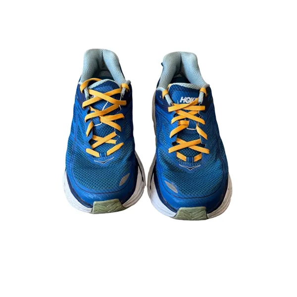 Hoka one one W Clifton 3 Blue orange running‎ athletic shoe 1019755 baib - Image 3