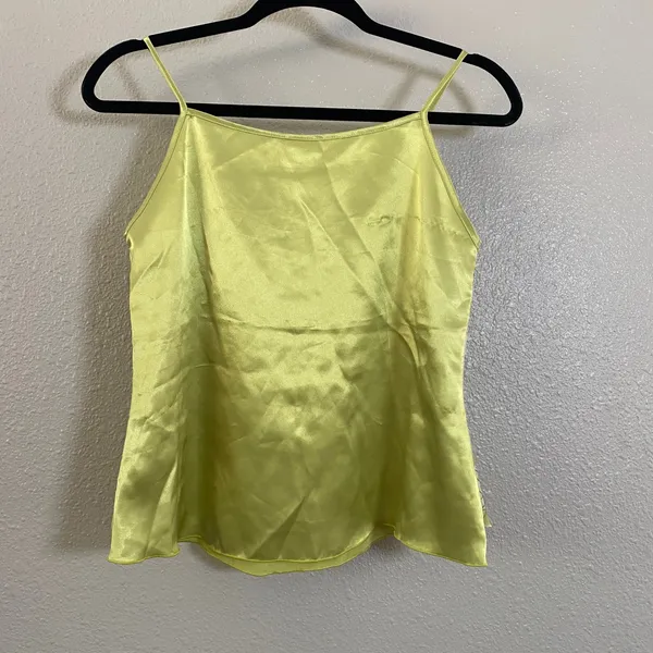 Vintage Y2K‎ 2000s Green Fairycore Dainty Feminine Camisole L Casual Summer - Image 3