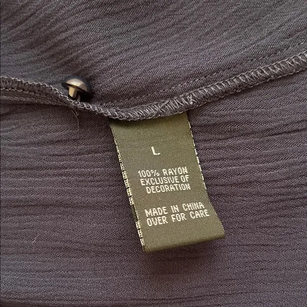 I.N. San Francisco Navy Embroidered Blouse - Image 7