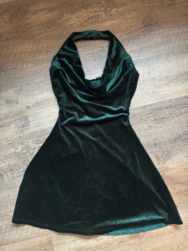 Windsor Midnight Magic Glitter Velvet Mini Dress - Image 2