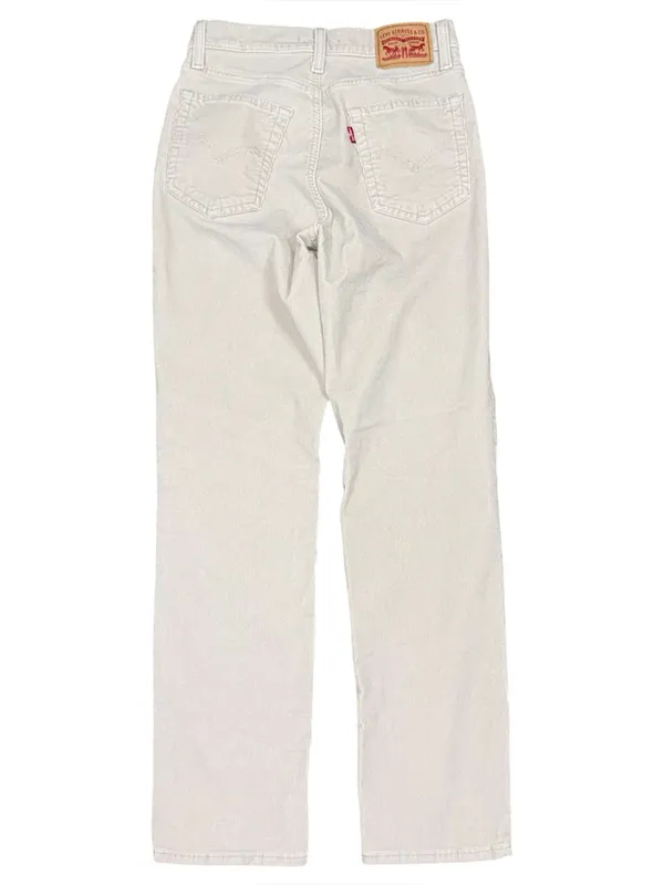 Levi’s 724 High Rise Straight Jeans NWOT Gray Corduroy Stretch Pants Sz 26x28 - Image 2