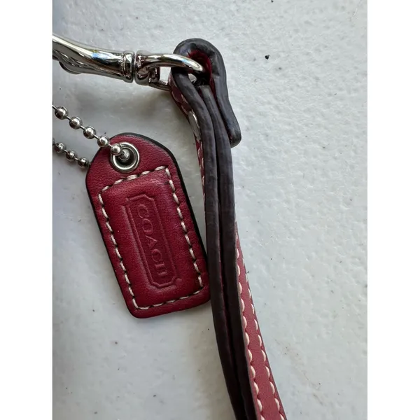 Vintage Y2K RARE Coach Soho Leather Framed Kisslock Clutch Wristlet Bag Pouch - Image 4