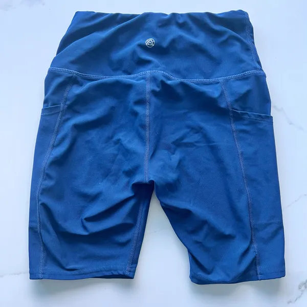 Tesla shorts size Small blue bike workout - Image 4