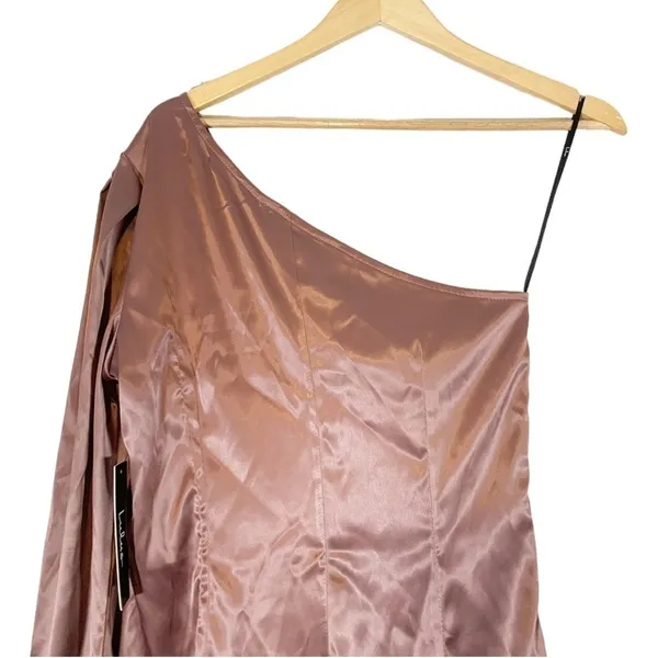 NEW Lulus Indulge Me Y2k Style Satin Mini Dress Size Medium - Image 8