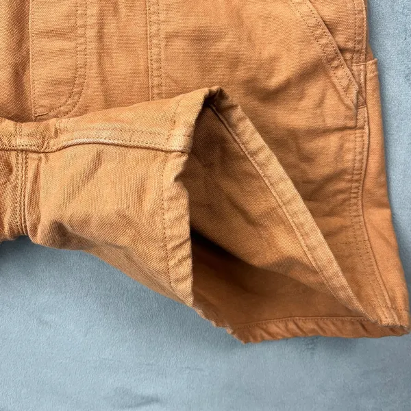 Patagonia Stand Up Shortalls S Umber Brown Organic Cotton Canvas Overalls - Image 6