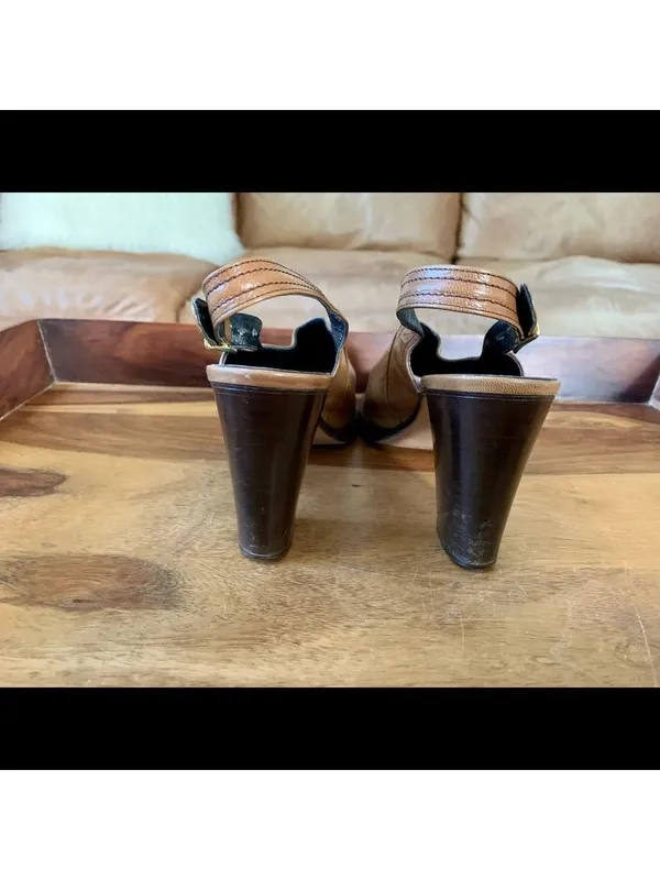 Vintage Woolf Brothers Brown Heels Size 6 - Image 4