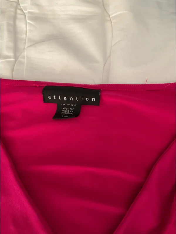 Pink Wrap Top Size L - Image 2