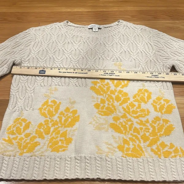 Coldwater creek women’s 3/4 sleeves crew neck sweater size small. - Image 5