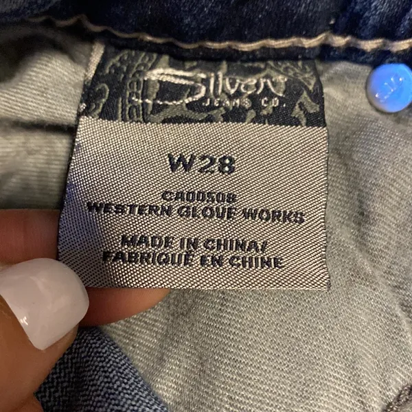 Silver Jeans Aiko women’s blue jeans capris size W28 - Image 9