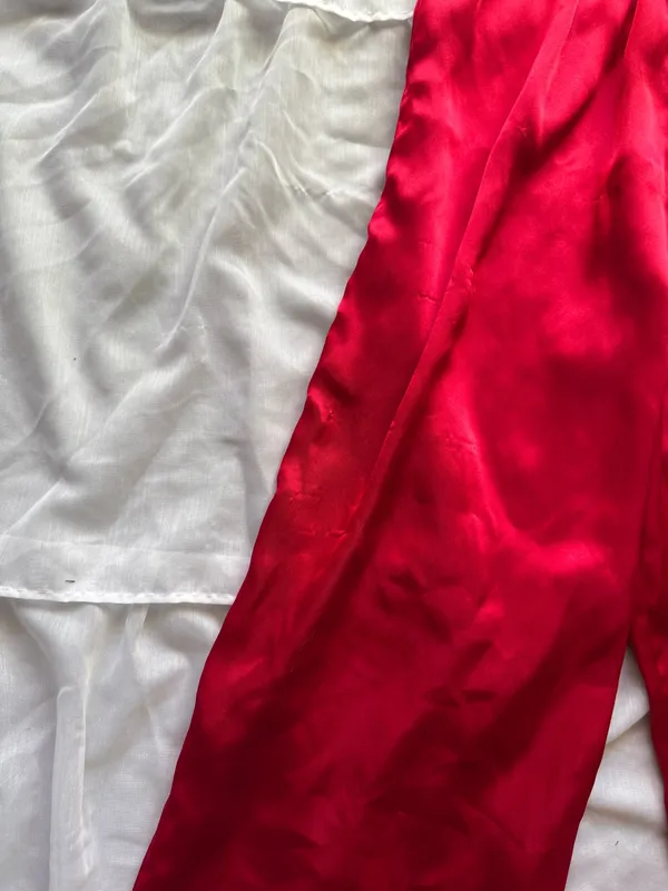 Victoria’s Secret Vintage Gold Label red Satin Pajama Pants - Image 7