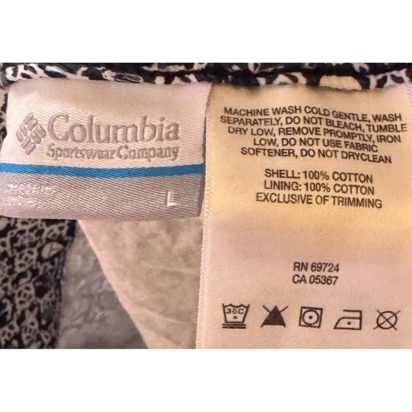 Columbia Women's Skirt Performance Fishing Gear Tropical‎ Marine Coastal Large - Image 8