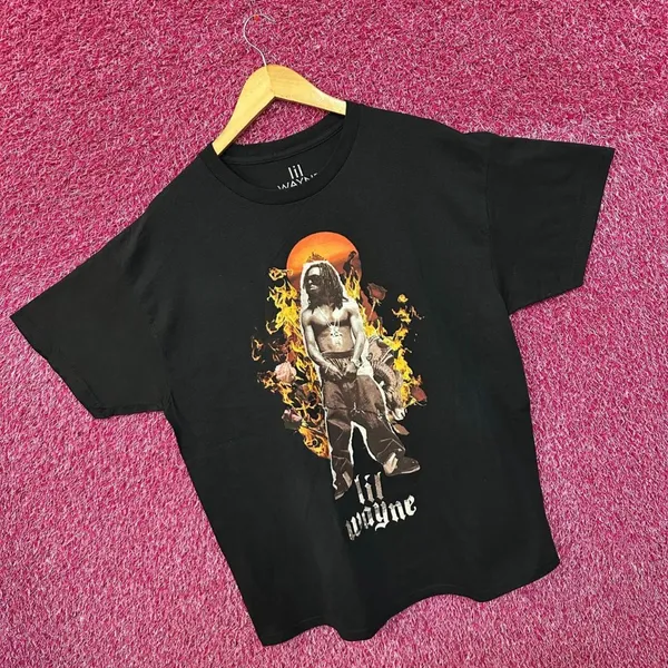 Lil Wayne 500 degrees Rap Tshirt Tee 1X - Image 3