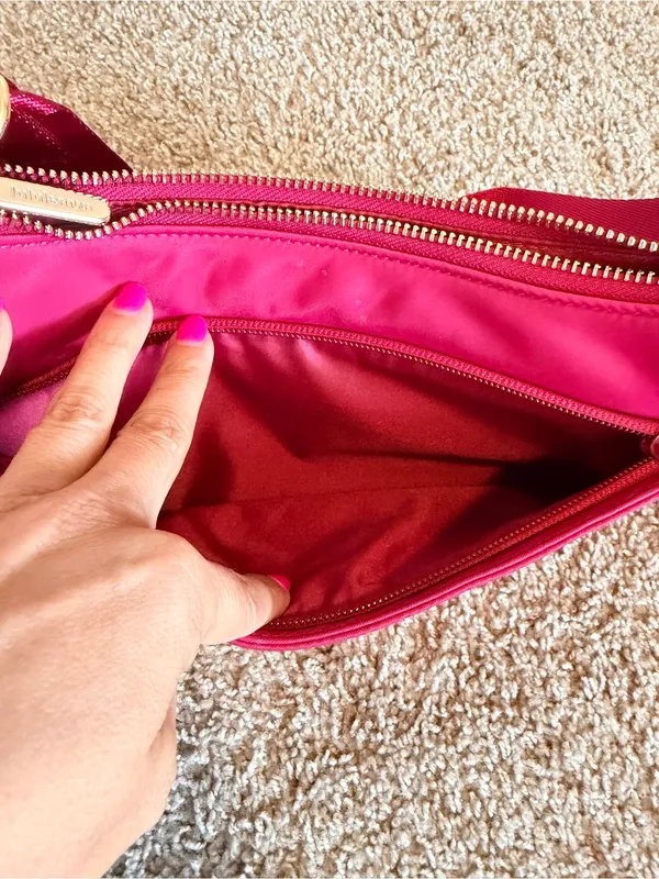 Lululemon City Essentials Small Shoulder Bag 3L Berry Rumble Sold Out color NWT - Image 9