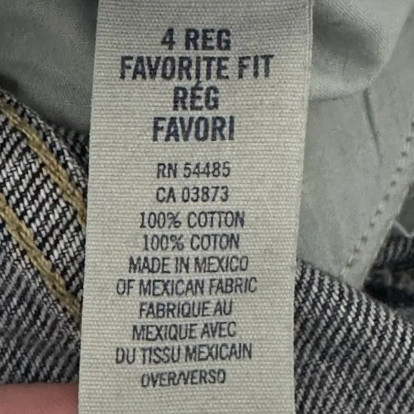 Vintage American Eagle Mid Rise‎ Flare Blue Denim Jeans Women's Size 4 Reg. Y2K - Image 7