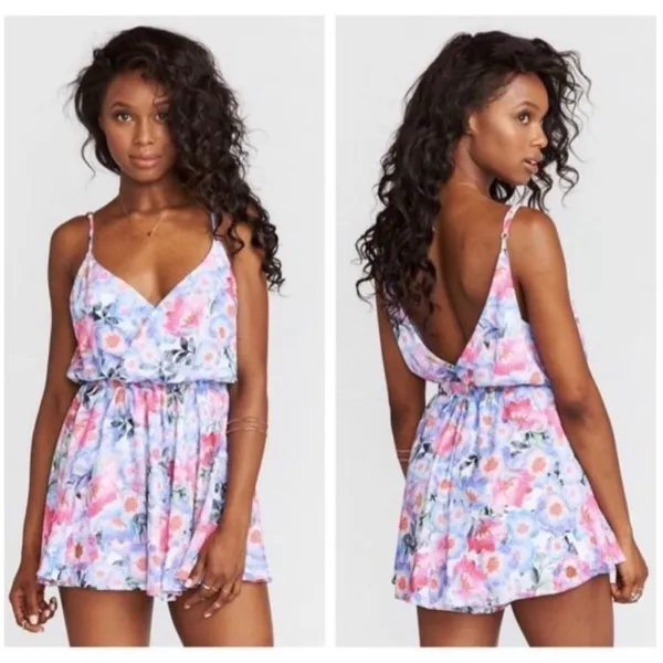 Show‎ Me Your Mumu Olympia Floral Romper in Poppy Daze Size Extra Small - Image 2