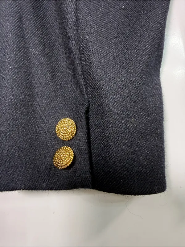 Talbots 100% Wool Blazer with Gold Buttons - Image 8