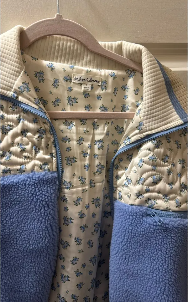 Saide Floral For Love & Lemons Fleece Jacket - Image 5