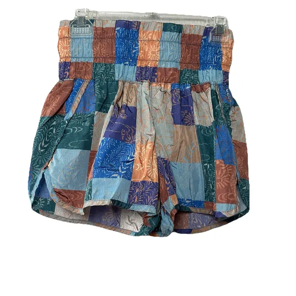 FP Movement Free People The Way Home in Cobalt‎ Combo Shorts Multicolored Medium - Image 3