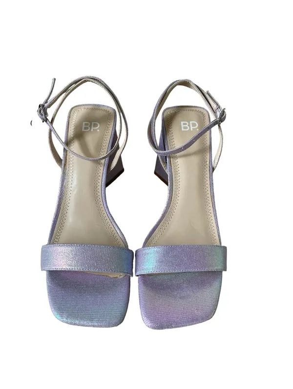 BP Parker Purple Iridescent Square Toe Heels Size 8 Party Homecoming Going Out - Image 2