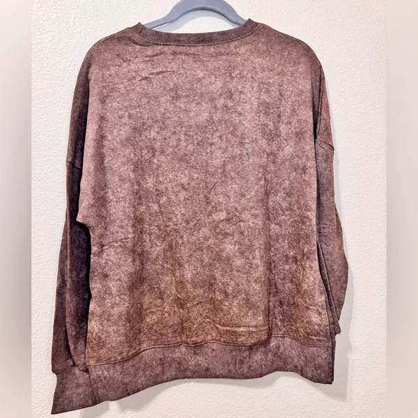 Brown Oversized Sweatshirt – New With Tags - Image 5
