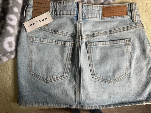 PacSun Denim Skirt Light Wash - Image 2
