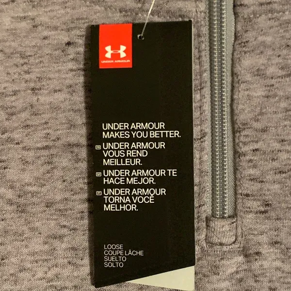 Under Armour 1/4 zip Cropped Hoodie - Image 11