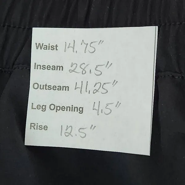 CI Sono Black Pull-on Cargo Joggers Size Medium Black Cargo Jogger Pants - Image 8