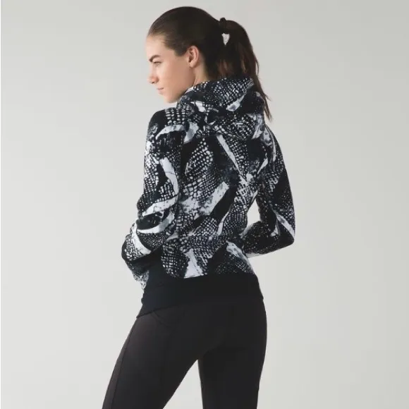Lululemon Scuba Hoodie III Static Mist White Black / Black - Image 3