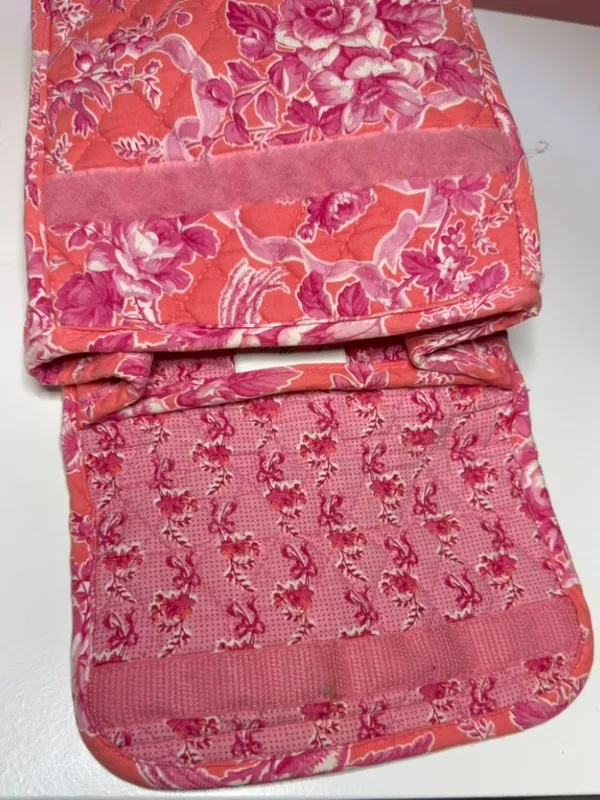 Vera Bradley Lunch Tote Bag in Retired Y2K Hope Toile Print Vintage Pink Orange - Image 5
