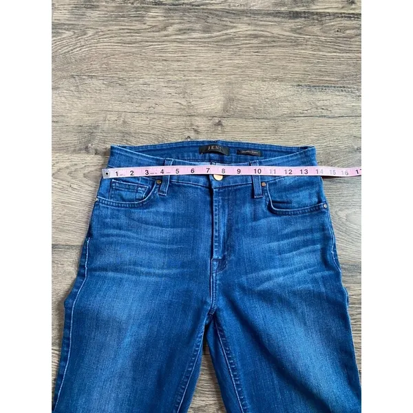EUC‎ Womens Jen 7 7 for all mankind cropped skinny jeans stretch size 2 - Image 7