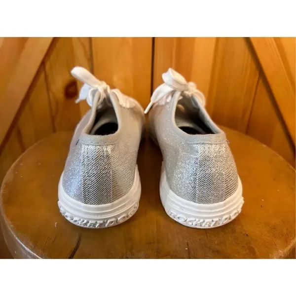 Rocket Dog Jumpin Cotton Sneaker Silver Size 7 - Image 4
