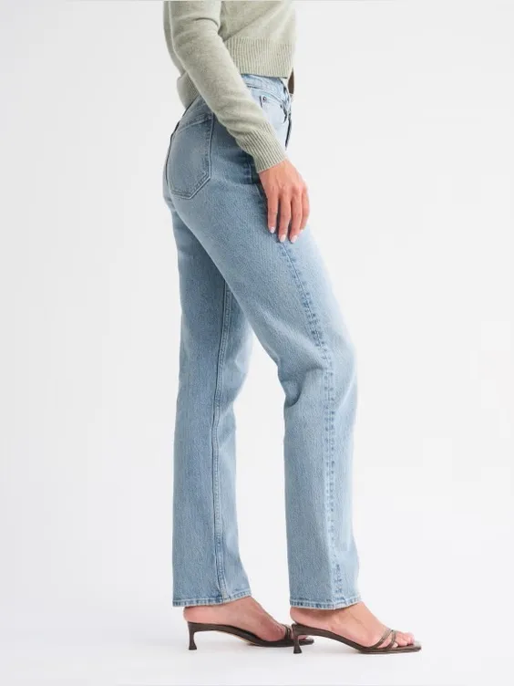 Abercrombie & Fitch Curve Love 90s Straight Ultra High Rise Jeans Size 29 - Image 2