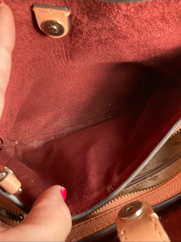 kate spade Kate Spade Talia small triple compartment satchel in a pink shade - Image 9