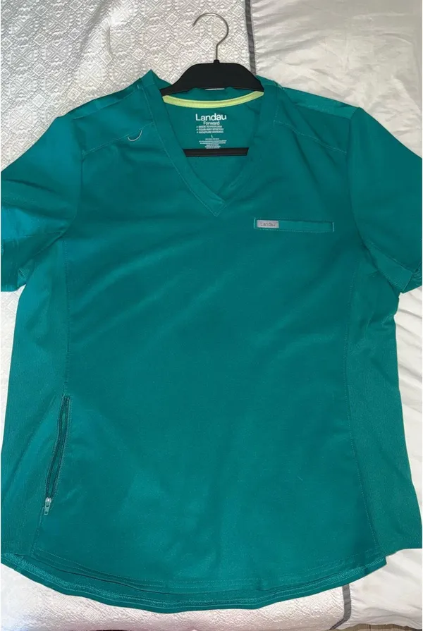 Landau Hunter Green Scrub Set - Image 4