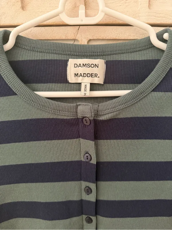 Damson Madder Sybil Stripe Cardigan Size 8 - Image 5
