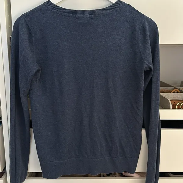 Blue Forever 21 sweater. Small discoloration at neckline - Image 4